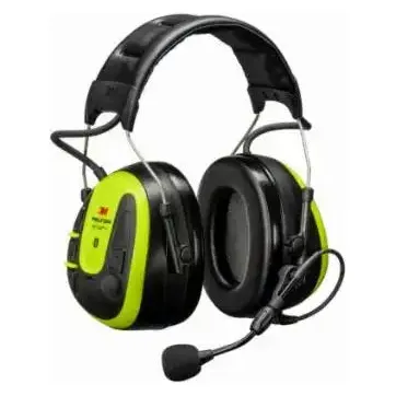 3M™ PELTOR™ WS™ ALERT™ X-headset, sterkt gule klokker, hodebøyle, kompatibel med mobilapp, MRX21A4WS6
