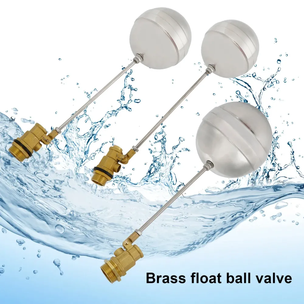 1/2"-1"hanntråd Float Ball Ventil Floating Ball Rustfritt stål Vannsensor