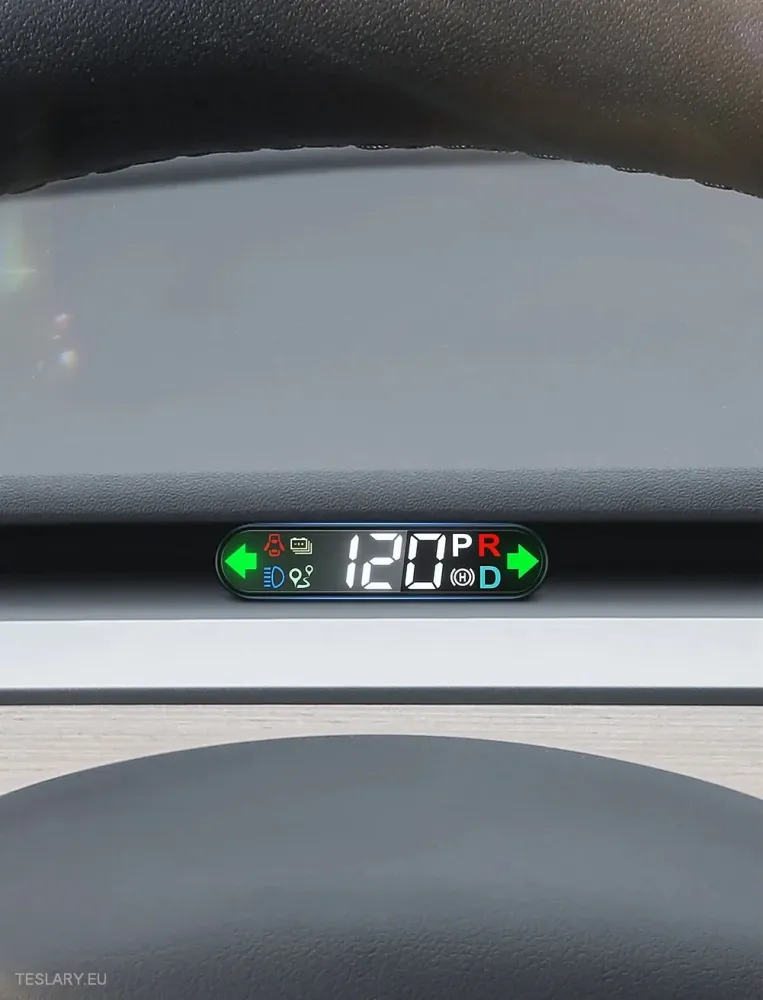 Tesla Model 3/Y Speed Meter Heads Up Display