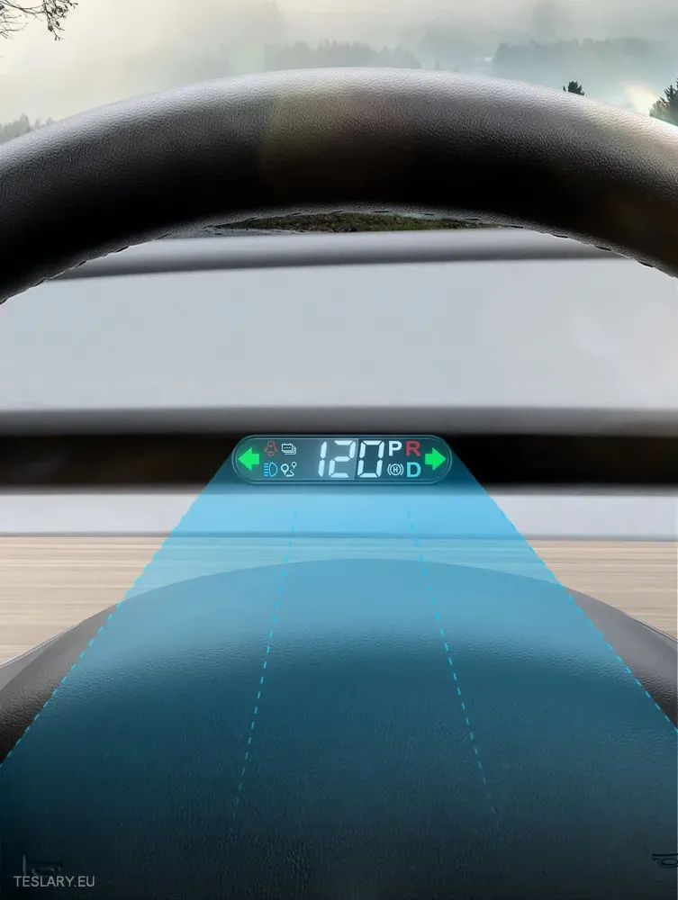 Tesla Model 3/Y Speed Meter Heads Up Display