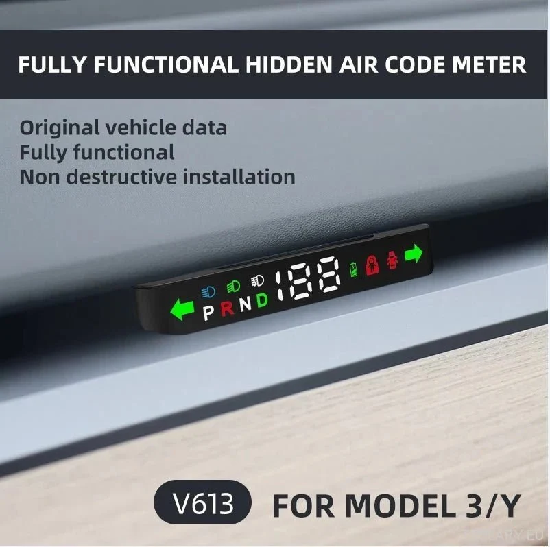 Tesla Model 3/Y - V613 Mini Digital Dash Cluster