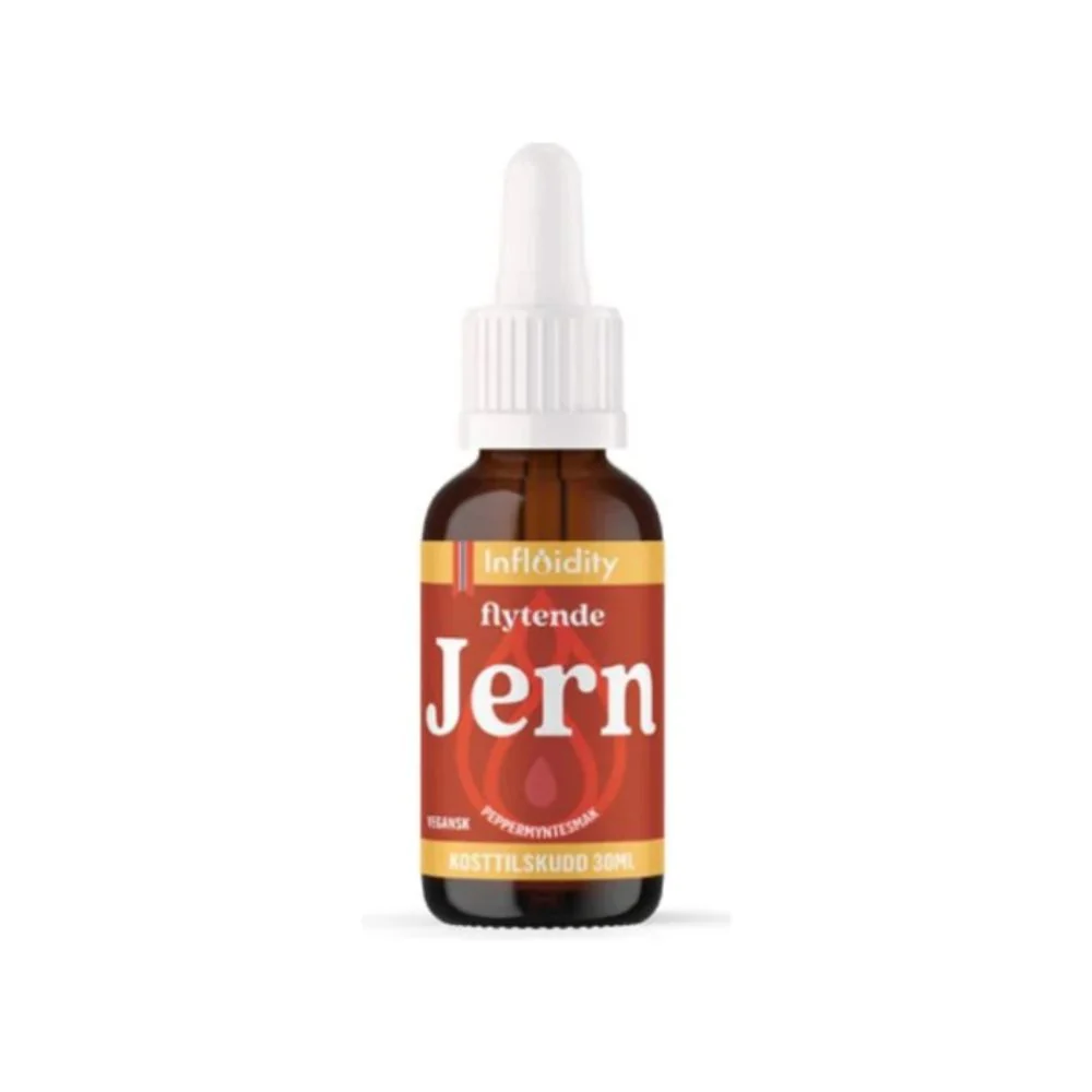 Influidity flytende jern 30 ml – Lettopptakelig jerntilskudd med rask absorpsjon