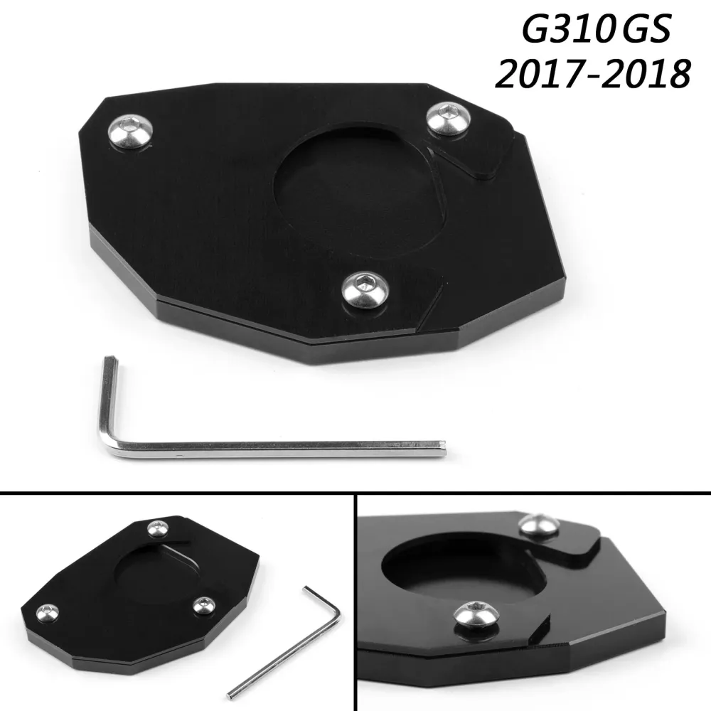 CNC Kickstand Side Plate Stand Extension Pad BMW G310GS 2017-18 generisk