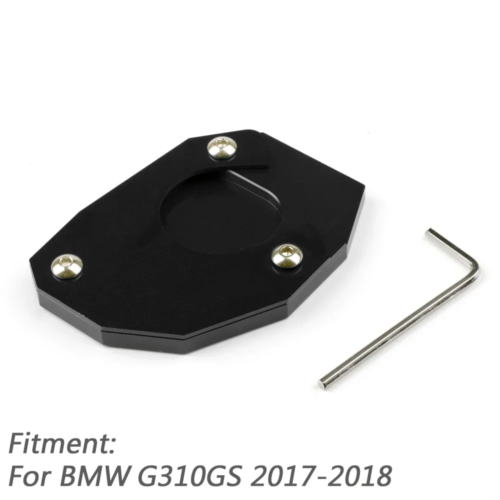 CNC Kickstand Side Plate Stand Extension Pad BMW G310GS 2017-18 generisk