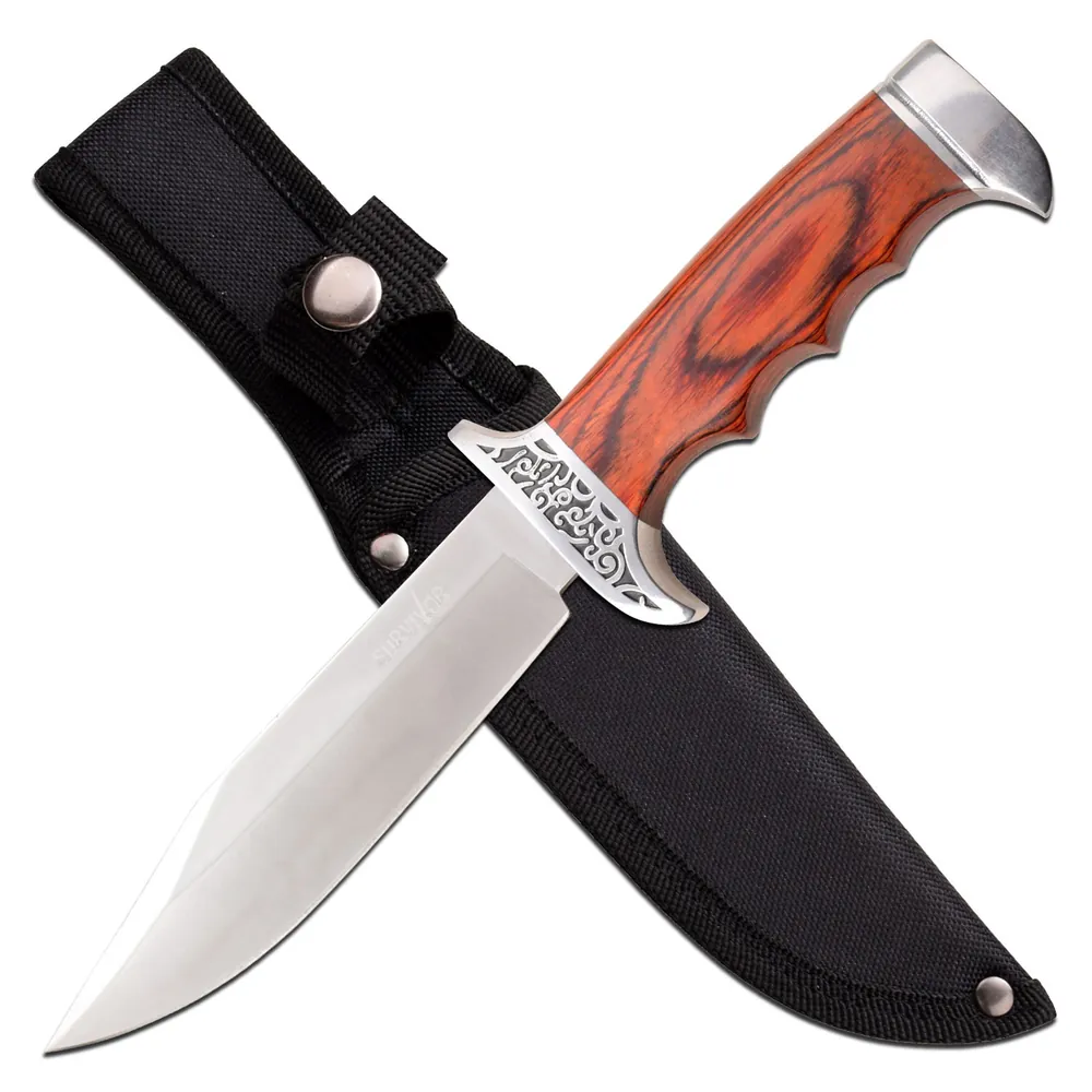 Survivor - Ridged Handle Kniv – Klassisk og Allsidig