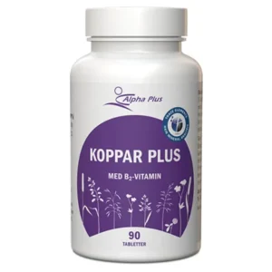 Koppar Plus 90 tabletter – Støtte energiomsetning og cellebeskyttelse