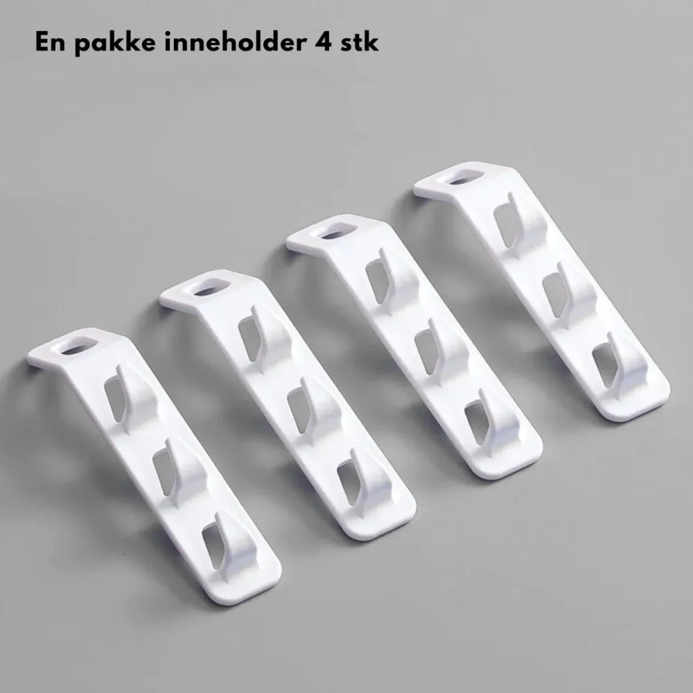 4-pk ekstra kroker til kleshenger
