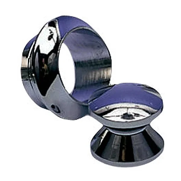 Foresti, Rosett/Dørknapp, Forkrommet messing, 16mm
