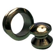 Foresti, Skyvelås med ring messing dør 13mm, Ø 23 mm