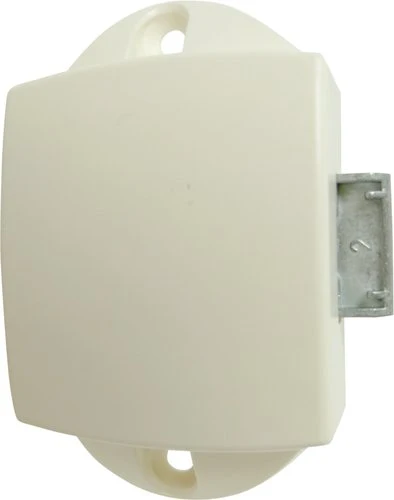 Låseboks plast hvit stor, 75x45 mm