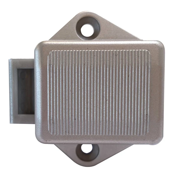 Låseboks plast krom, liten 48x35 mm