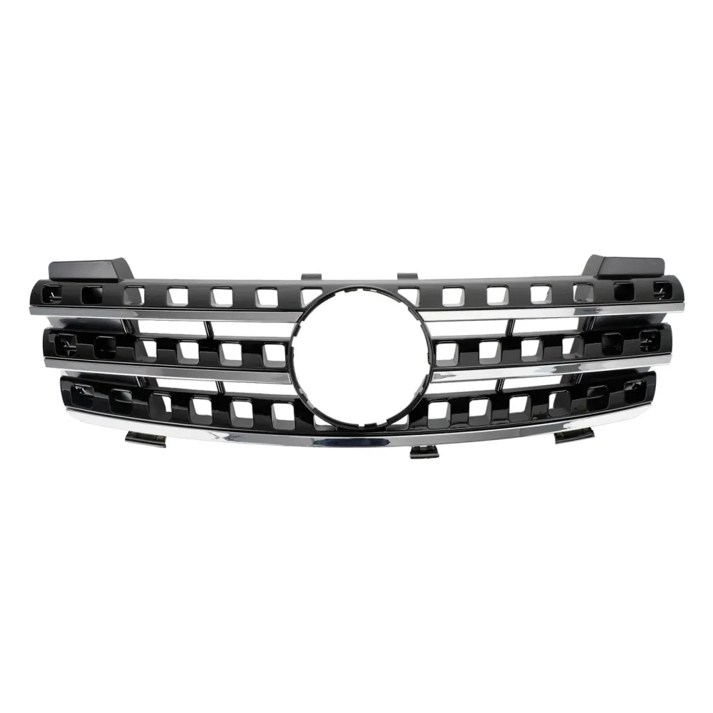 2005 2006 2007 2008 Mercedes ML-Klasse W164 Frontfangergrill Krom/Svart