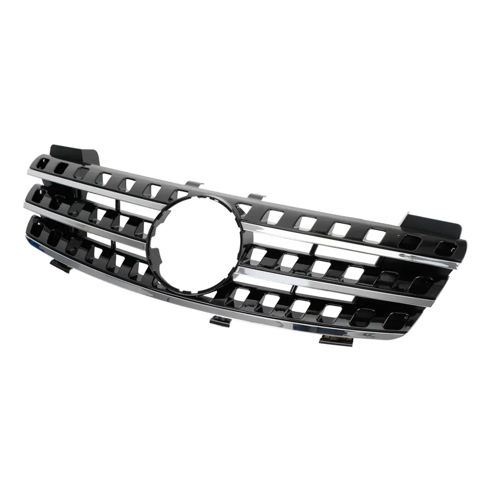 2005 2006 2007 2008 Mercedes ML-Klasse W164 Frontfangergrill Krom/Svart