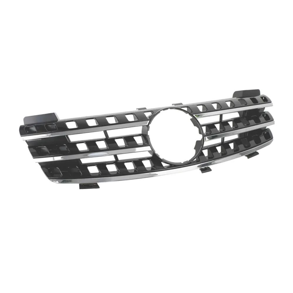2005 2006 2007 2008 Mercedes ML-Klasse W164 Frontfangergrill Krom/Svart