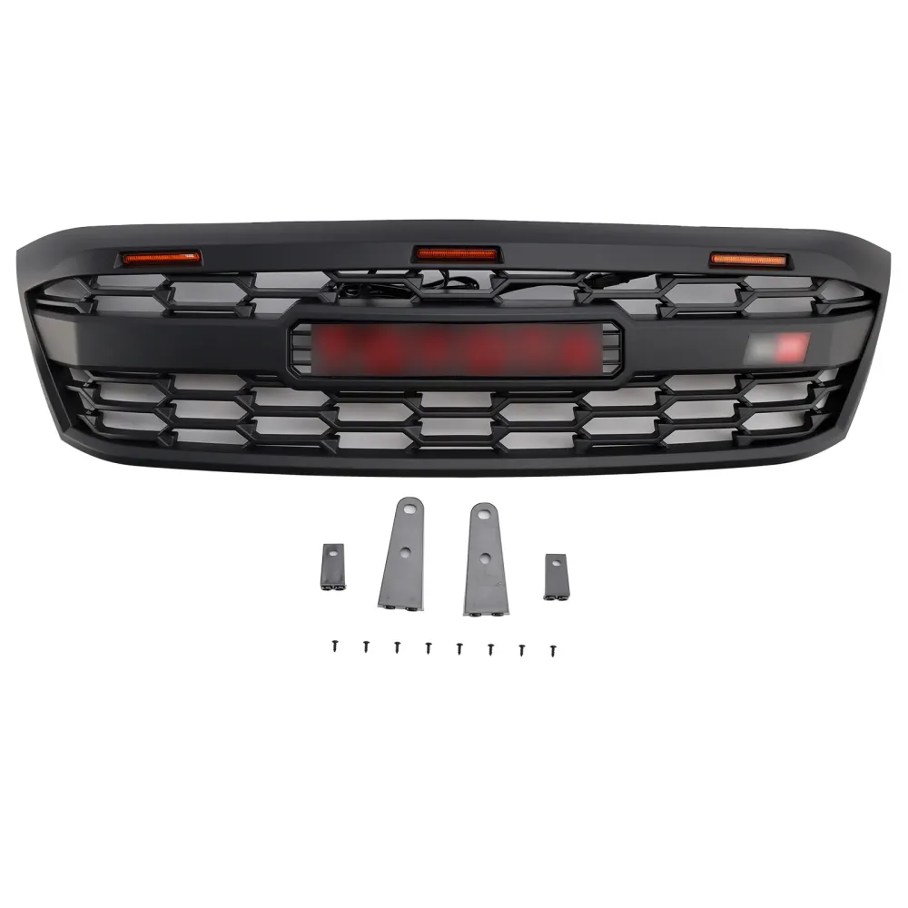 2005-2011 Toyota Hilux N70 Pre-Facelift med LED GR Style Front Bumper Grill Grille