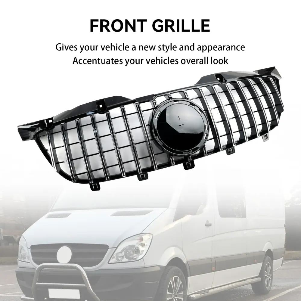 2006–2013 Mercedes-Benz Sprinter W906 Frontfangergrill Krom