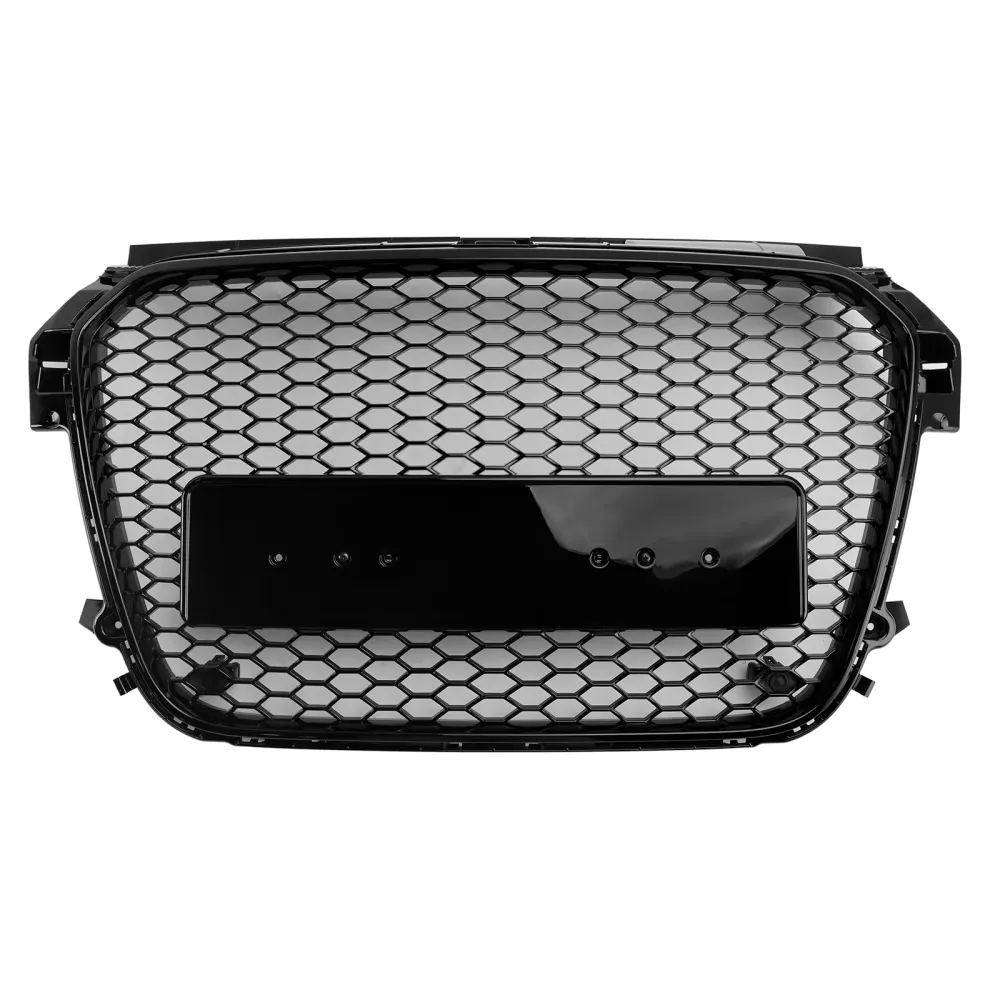 2010 2012 2012 2013 2014 Audi A1 S1 Pre-Facelift Gloss Black Front Honeycomb Bumper Grill Grille