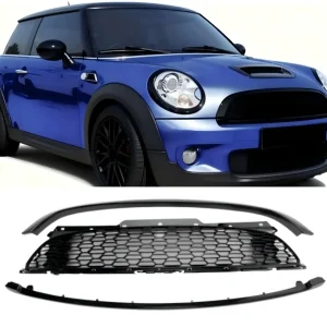 2012–2015 MINI R59 Cooper S & JCW 2-dørs Roadster Coupé 3 stk. blank sort frontgrill