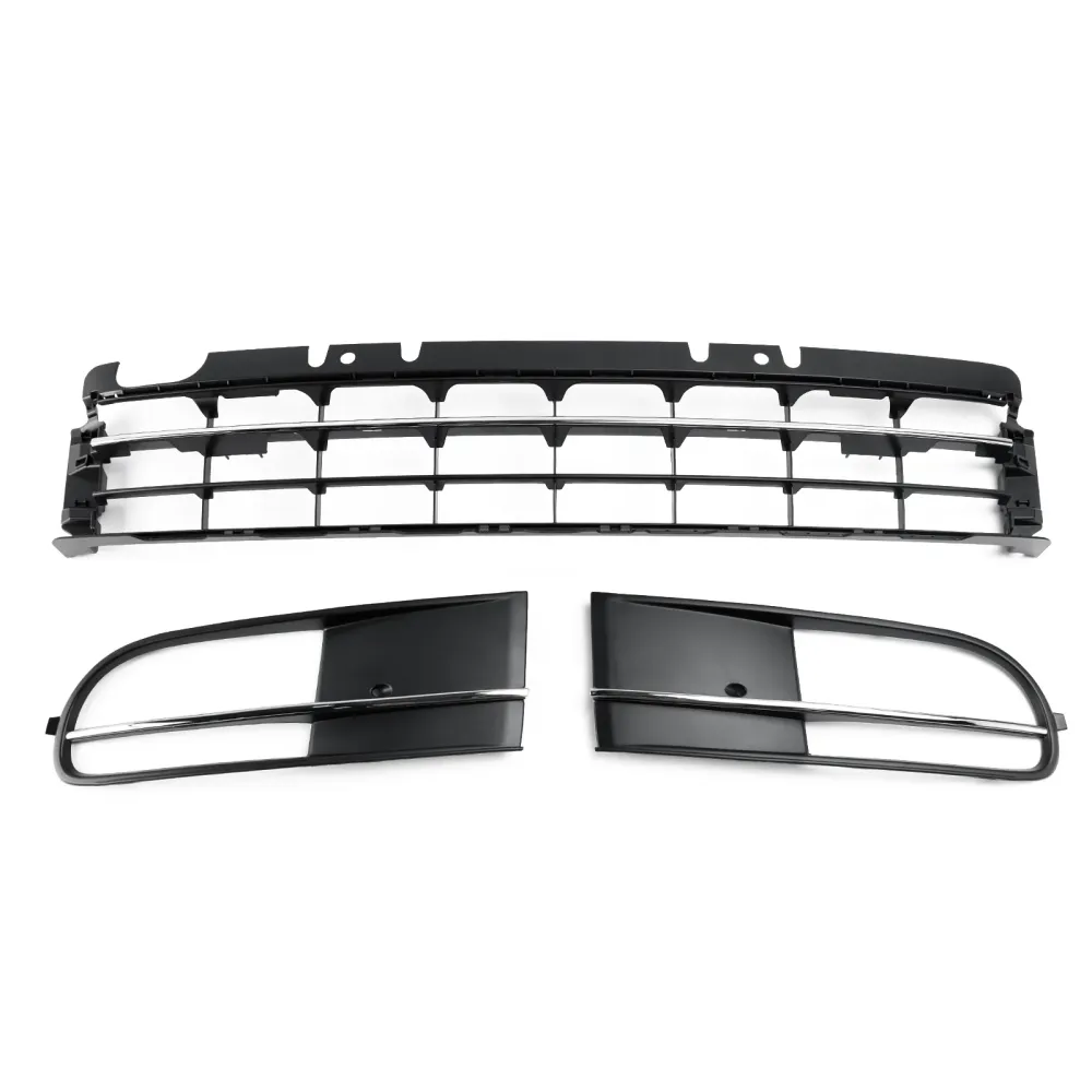 2012-2016 VW Beetle m/ Front Bumper Nedre gitter + tåkelys Grill Chrome