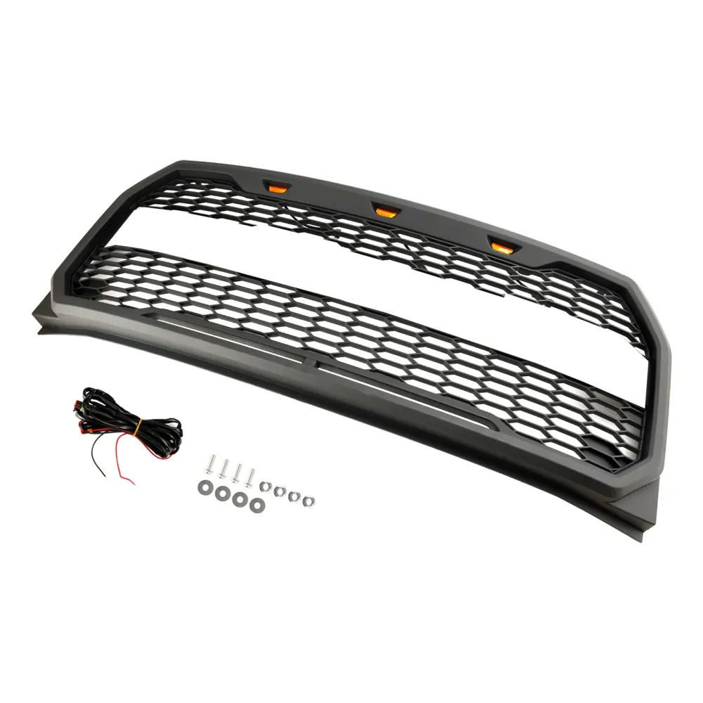 2015 2016 2017 Ford F150 Raptor Style m/ LED -erstatning Front Bumper Grill Grill