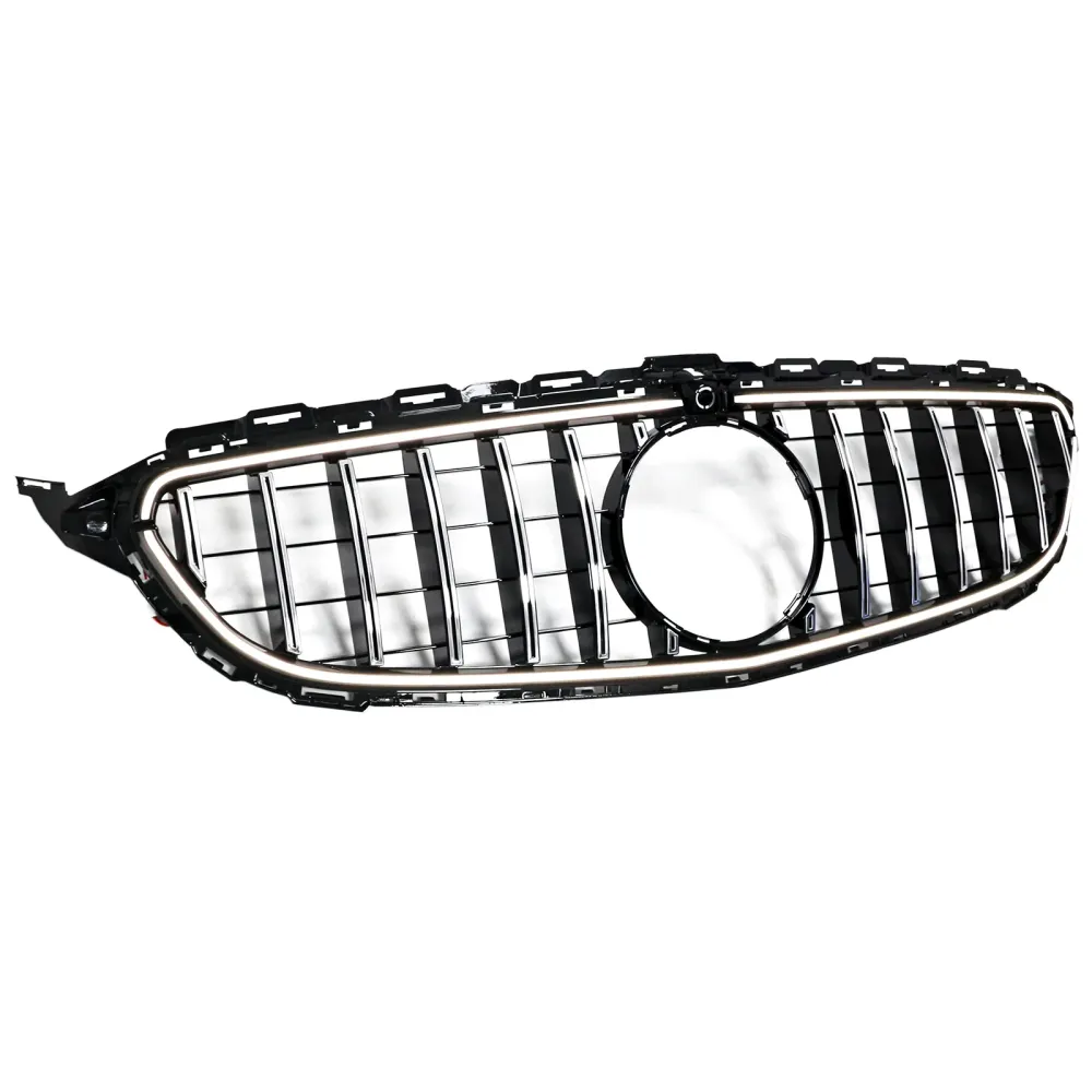 2015–2021 Mercedes W205 C250 C300 med LED-forkrommet støtfangergrill foran