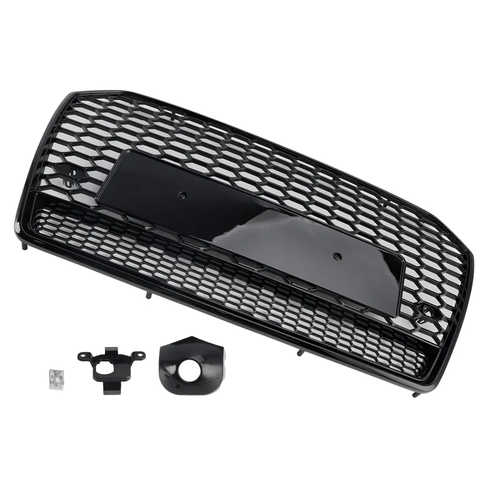 2016-2018 Audi S6 (C7) C7PA Facelift RS6 Style Honeycomb Mesh Front Grille Grill