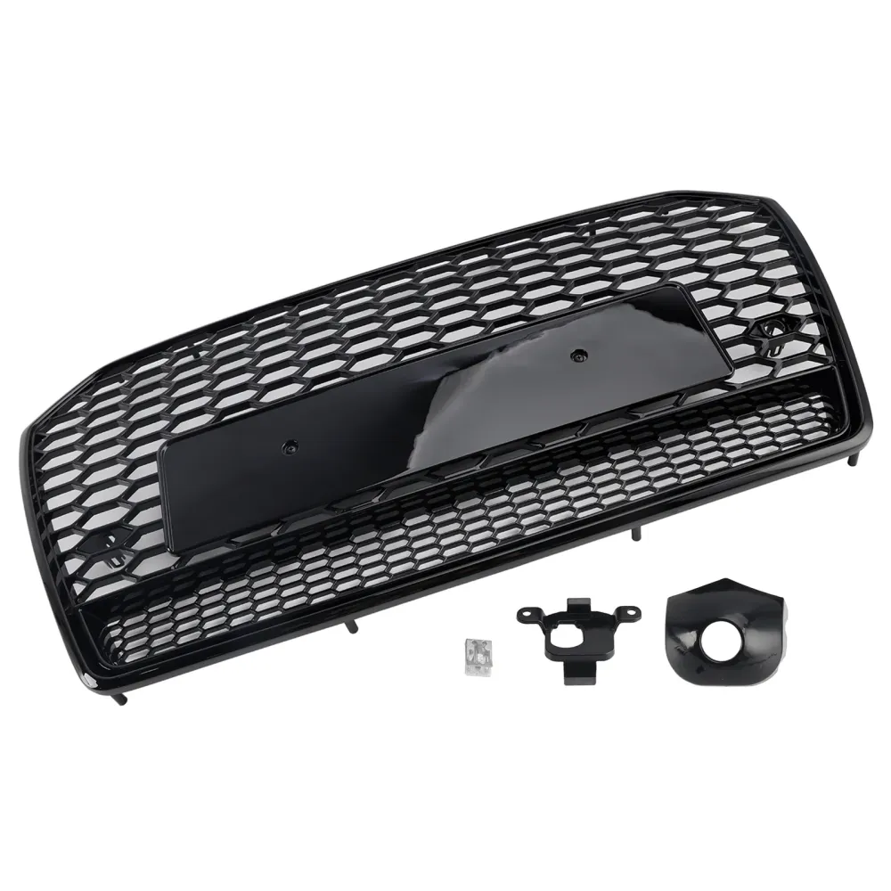 2016-2018 Audi S6 (C7) C7PA Facelift RS6 Style Honeycomb Mesh Front Grille Grill