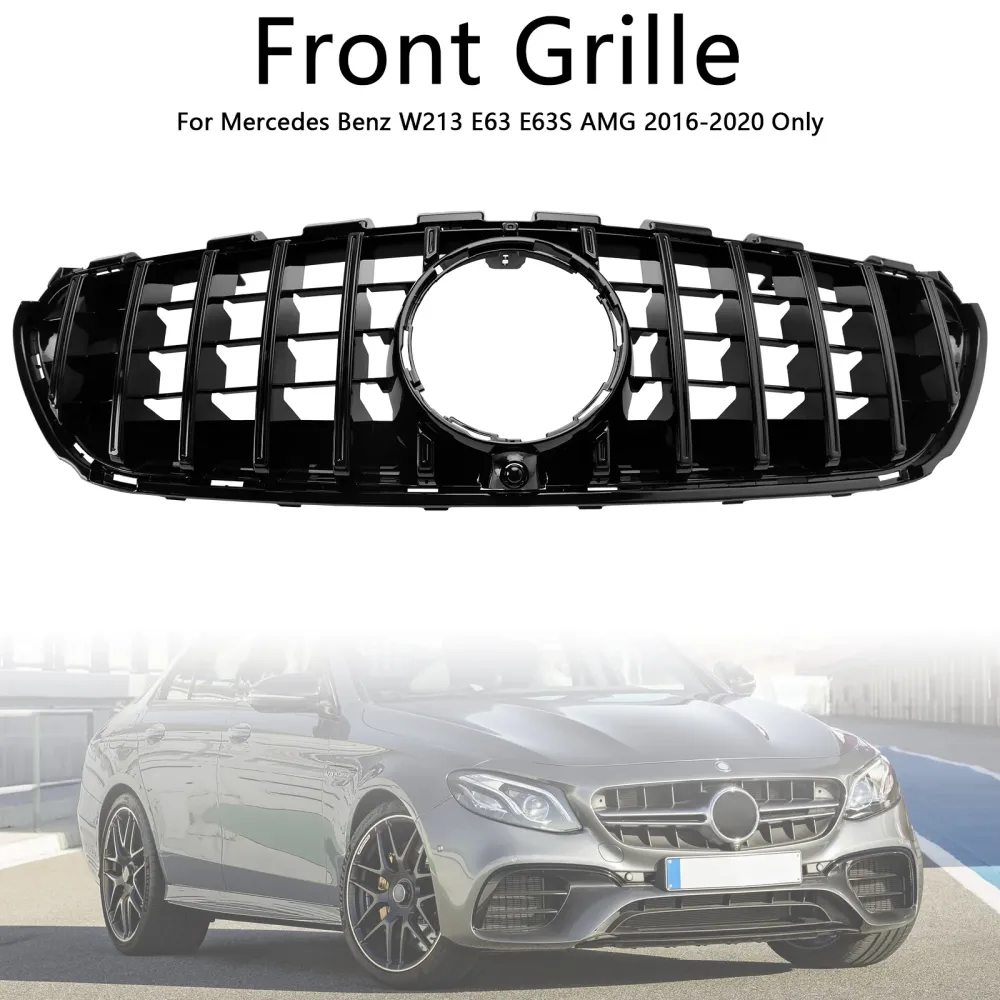 2016–2020 Mercedes-Benz W213 E63 E63S AMG Kun støtfangergrill foran