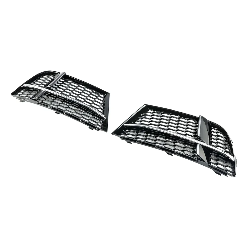 2017-2019 Audi A3 S-Line 8V Front Tog Light Cover Bezel Grill Grille 8V3807681AE 8V3807682Q