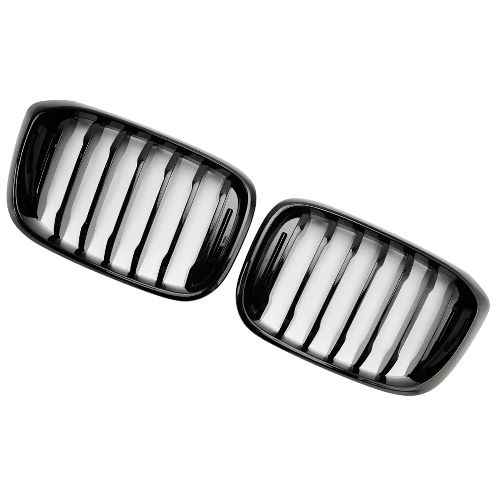2018-2021 BMW X4 G02 X3 G01 G08 Glans Black Front Kidney Grille Mesh Grill 51138469959