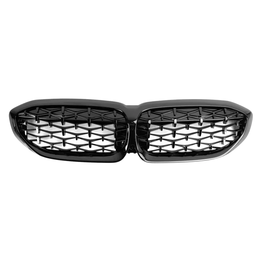2019-2022 BMW 3-serie G20 Diamond Black Kidney Grille Grill 51138072085