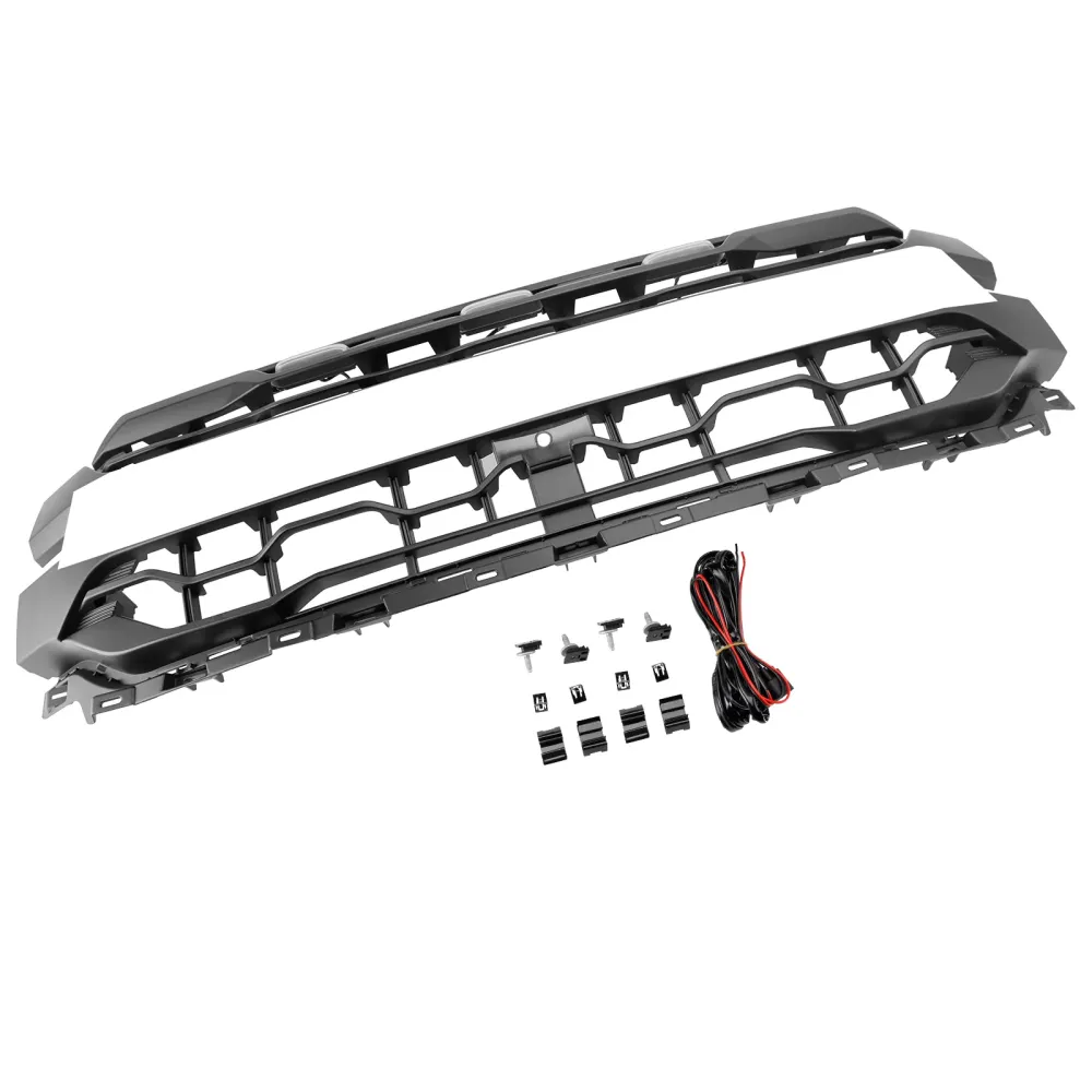 2024+ Ford F150 med LED svart frontfanger grillgrill