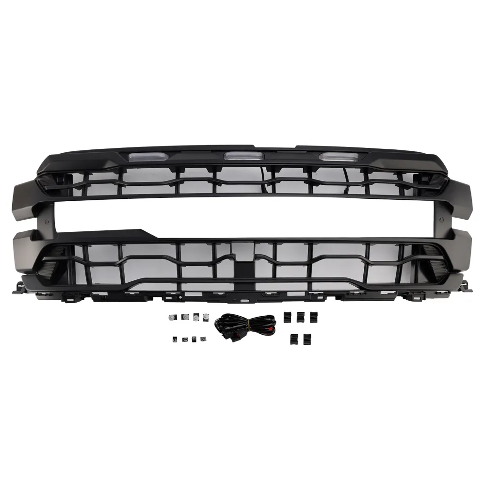 2024+ Ford F150 Raptor Black Front Bumper Grille Grill