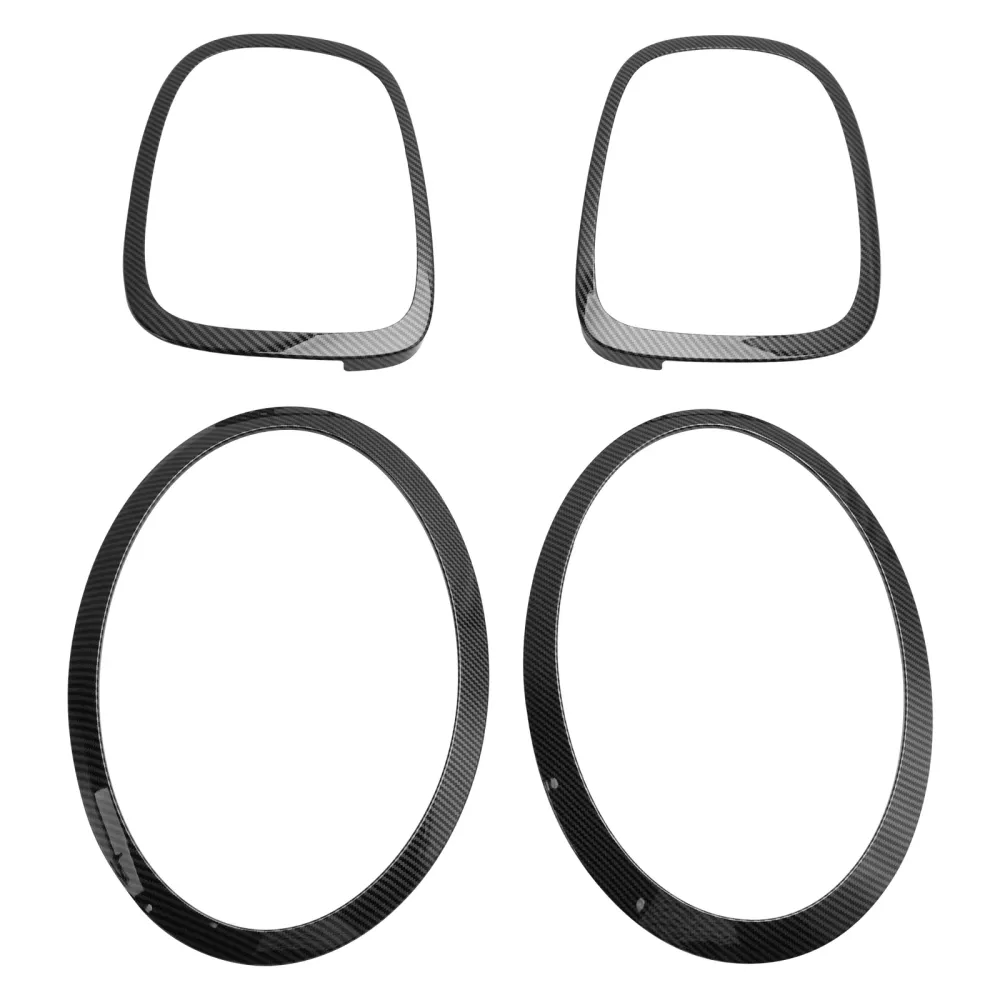 2014 og fremover Mini 5DR Hatchback Cooper S, Cooper SD 4PCS frontlys Taillight Trim Surround Bezel Ring Set 51712285495 5...