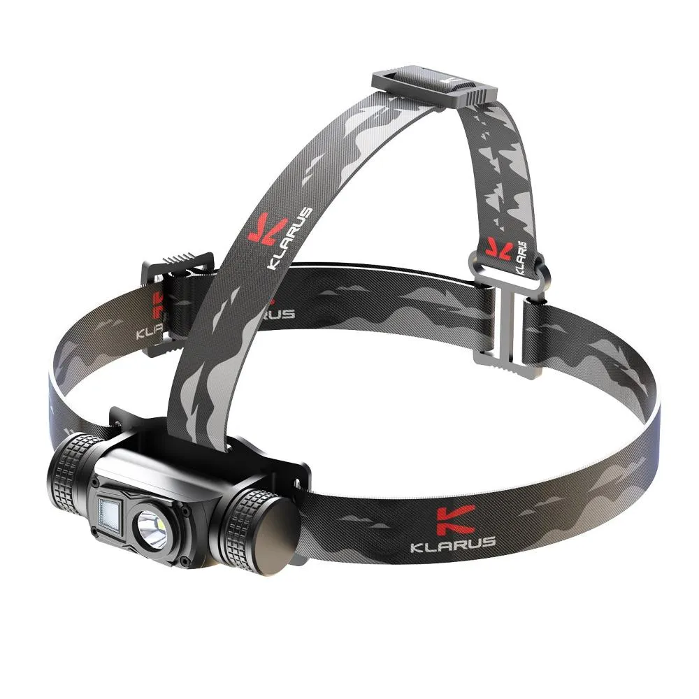 Klarus - HL1 - Vanntett Multifunksjon Hodelykt - 1200 Lumen