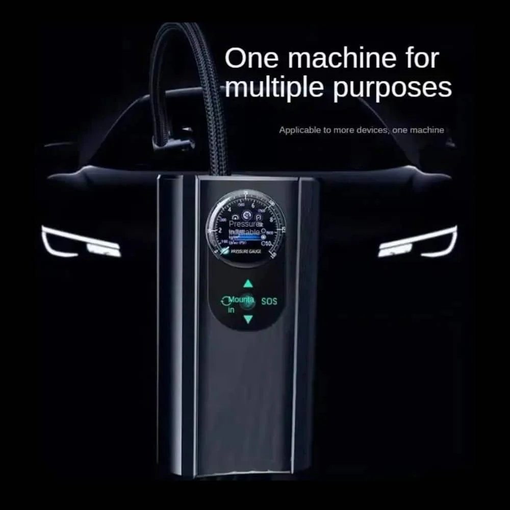 Luftkompressor (turbo) med manometer