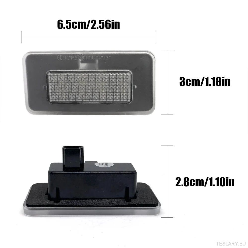 Tesla Model S/X Ultra Bright LED -lisensplatelys