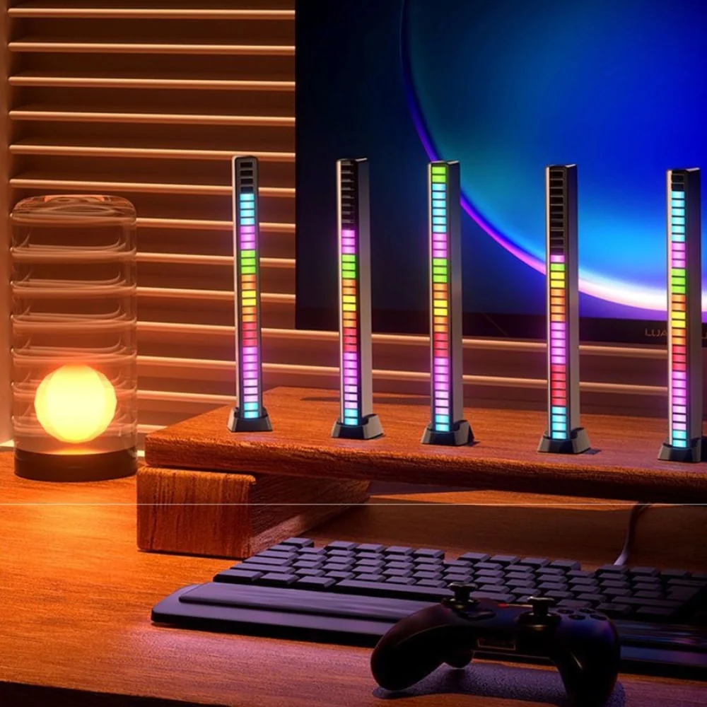 Lydstyrt RGB-Lysplanke spilling (16 LED)
