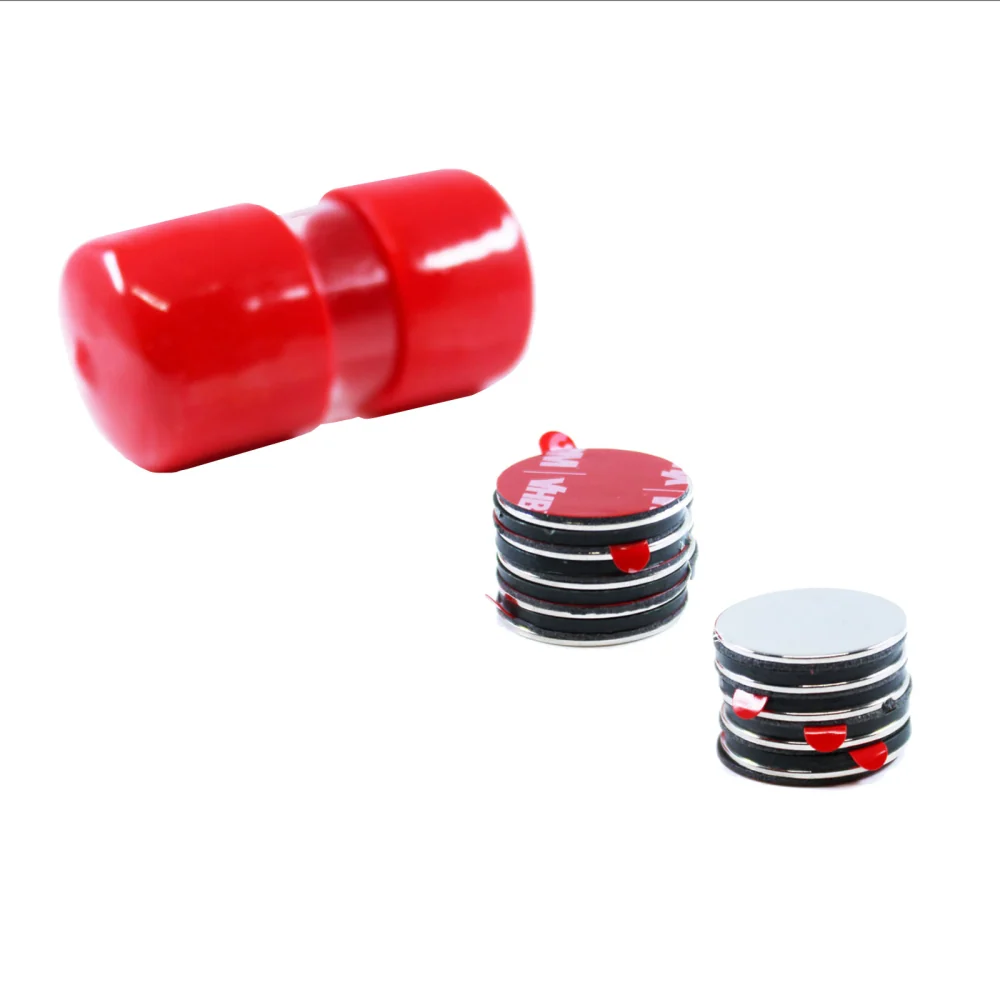 Supermagneter Selvklebende, 18x1 mm, 10-pakk