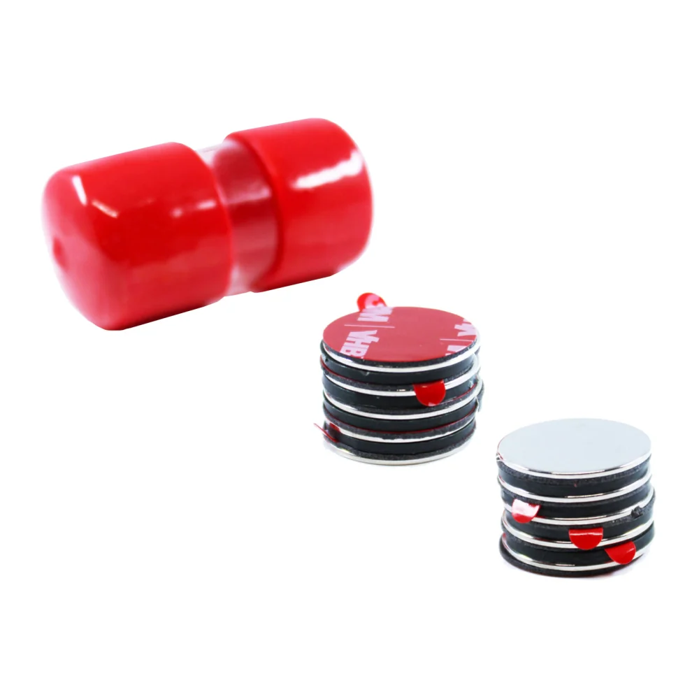 Supermagneter Selvklebende, 22x1 mm, 10-pakk