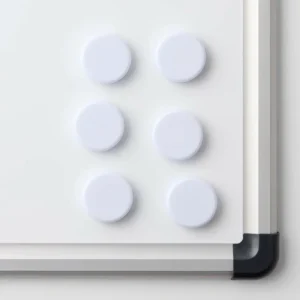 Magneter til whiteboards - Hvit 6 stk