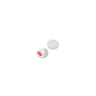 Metallplate, Rund 10x2 mm (selvkleb)