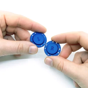 Magnetisk knapp rund Ø26 mm, blå