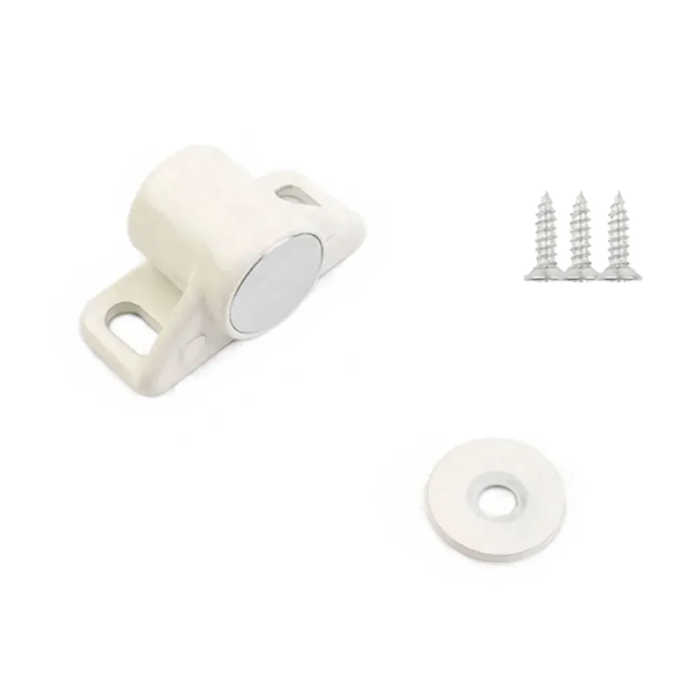 Magnetisk lås skap & skuffer, hvit Ø18 mm