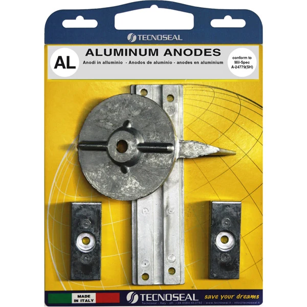 Tecnoseal, Alu Anode Kit Mercury F30-F40-F60, 826134-818298-17264