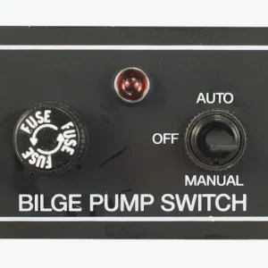 Lensepumpe bryterpanel