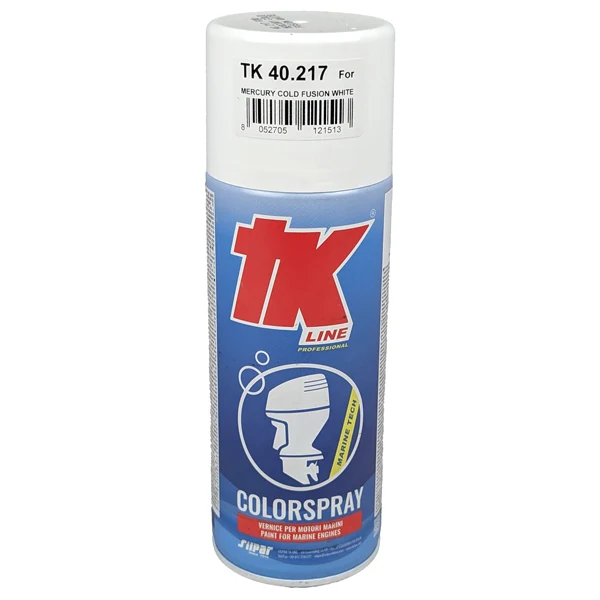 TK spraymaling mercury kold hvid