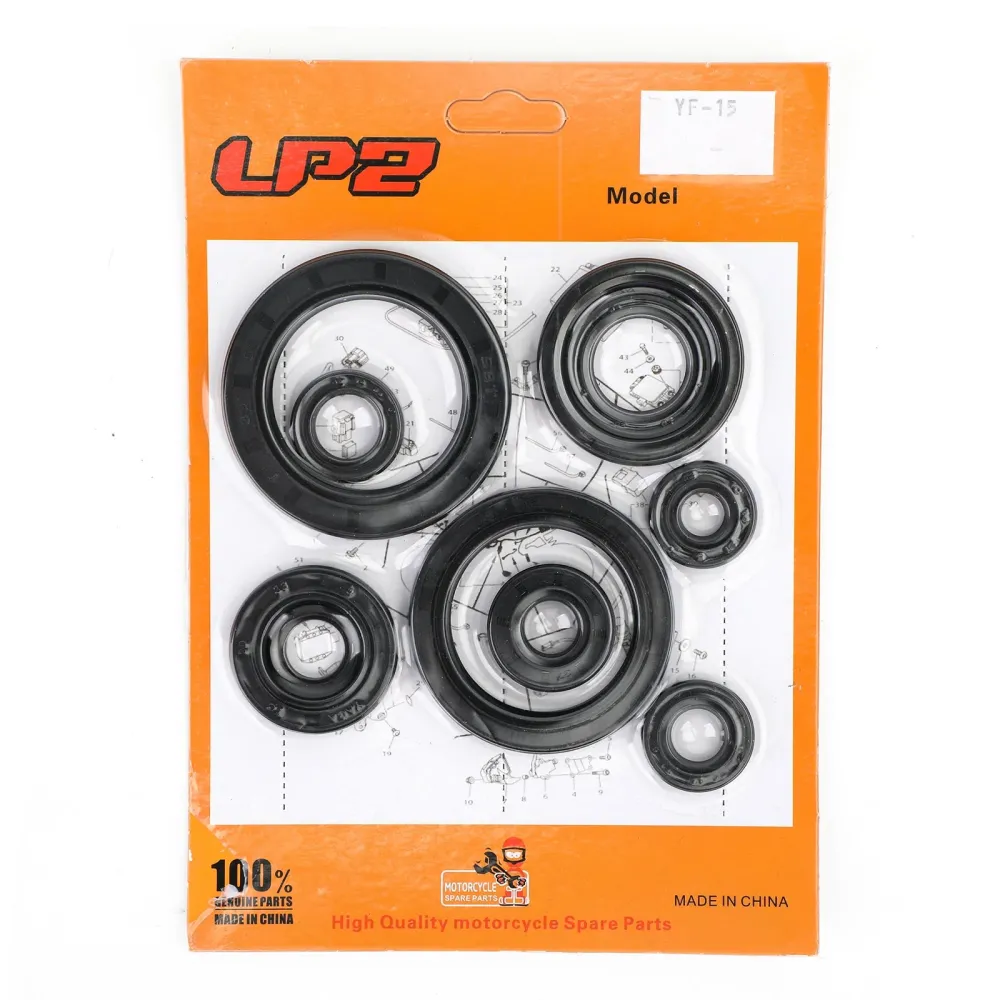 10PCS Motor Oil Seal Kit Set Honda CRF450R CRF 450 2002-2006 2005 2004 2003 generisk