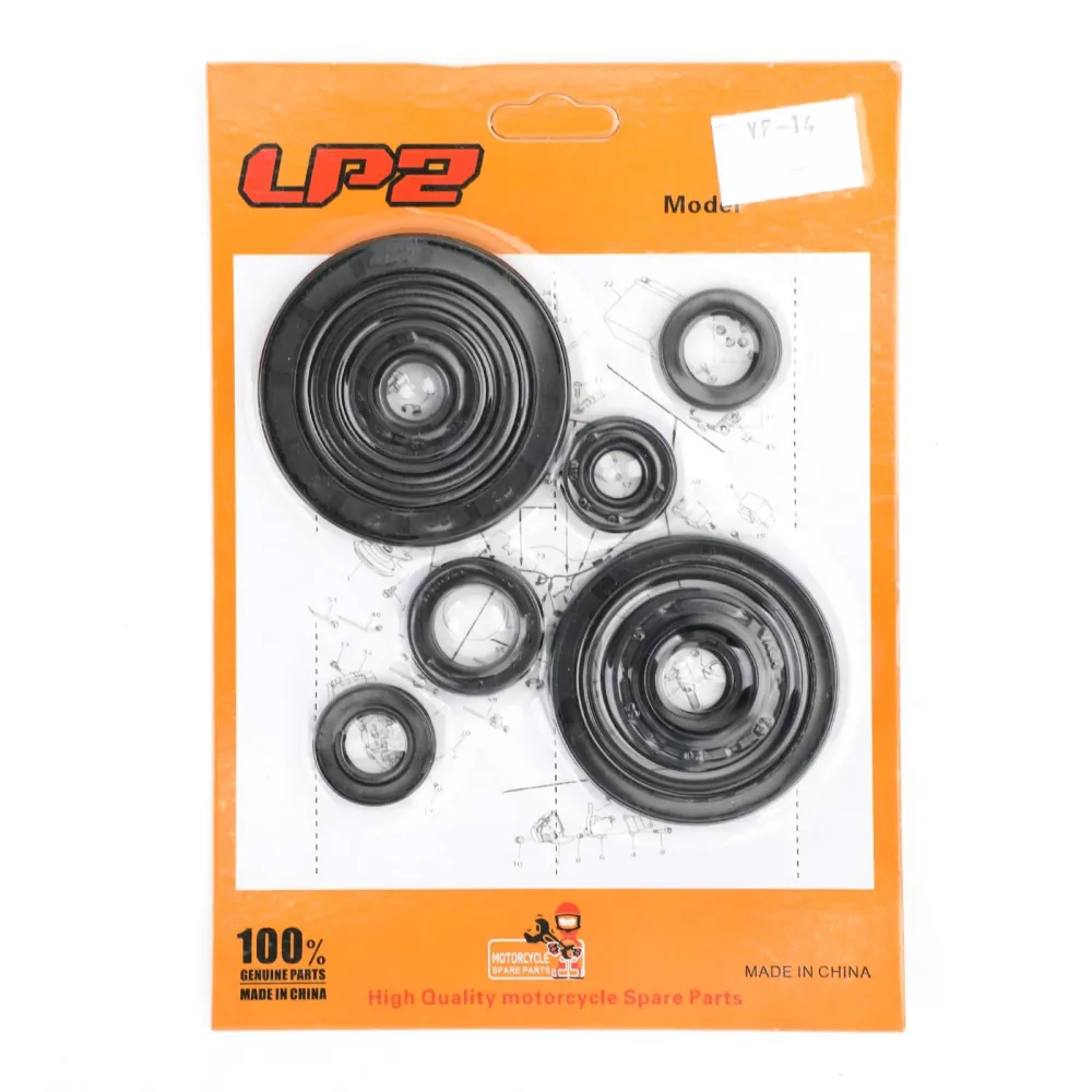10PCS Motor Oil Seal Kit Set Honda CRF250R 2004-2009 CRF250X 2004-2017 Generisk