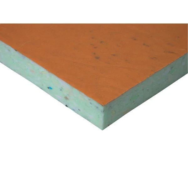 Brannhemmende, Isoflock Polytec-plate med lim, 2x50x100 cm, 12 dB, 100 kg/m³